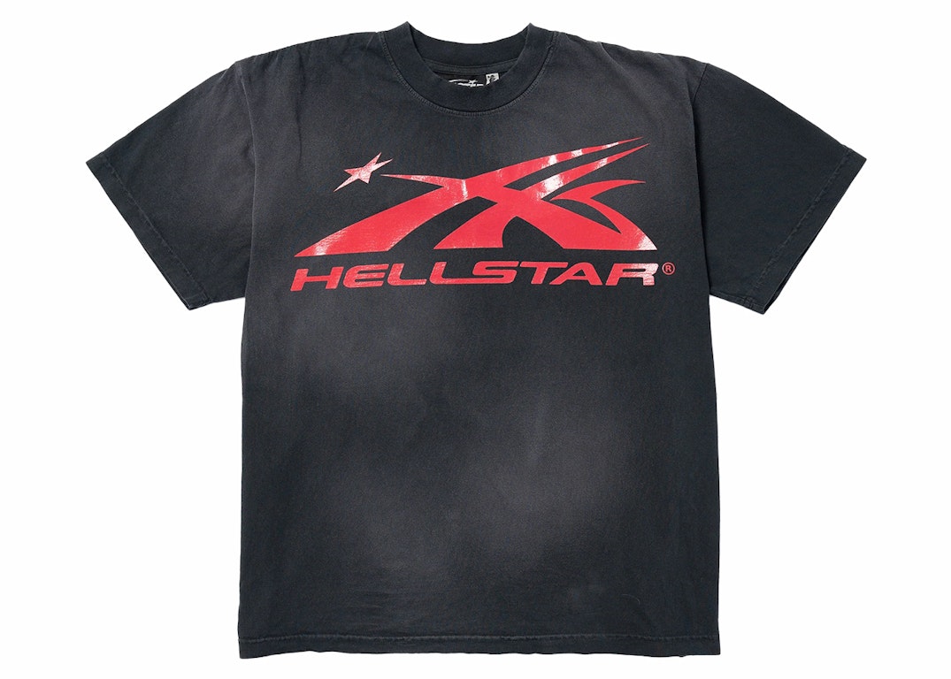 Pre-owned Hellstar Sport Logo Gel T-shirt Black