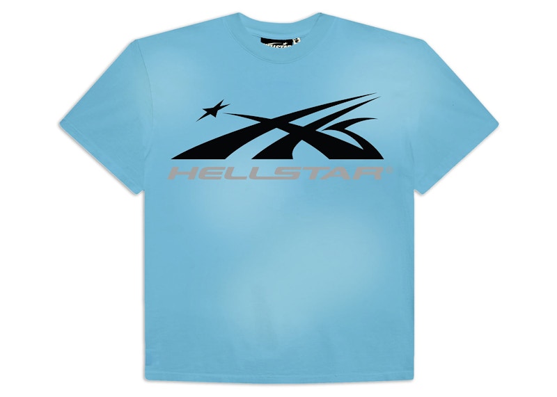 Hellstar Sports Core Logo Gel T-Shirt Blue Men's - FW24 - US Hellstar Sports Core Logo Gel T-Shirt Blue Men's - FW24 - US