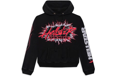 Hellstar Sports Future Flame Hoodie Black Men's SS24 US