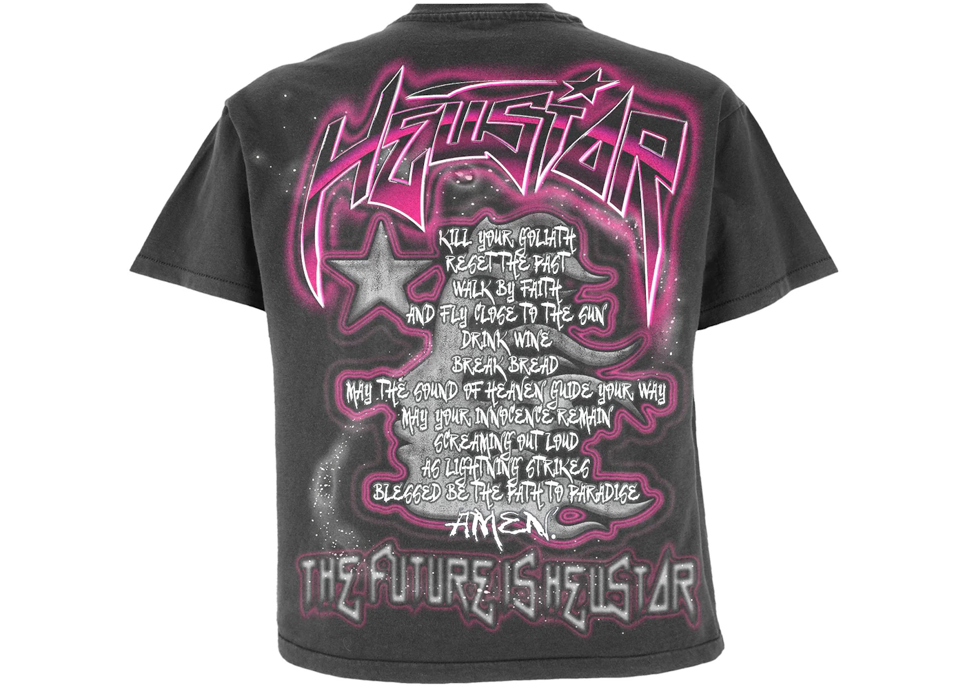 Hellstar The Future T-Shirt Black Pink - FW23 - US