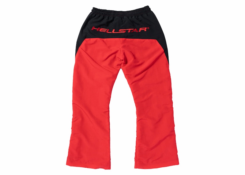 Hellstar Thriller Red Tracksuit Pants Red/Black Men's - FW23 - GB