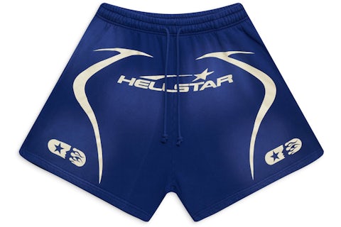 Hellstar Warm Up Shorts Blue Men's SS24 US