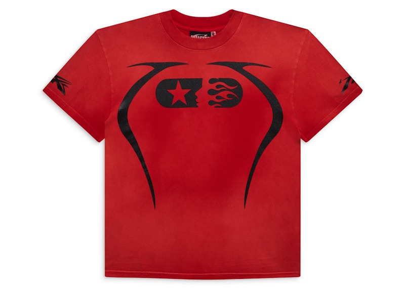 Hellstar Warm Up T-shirt Red Men's - SS24 - US