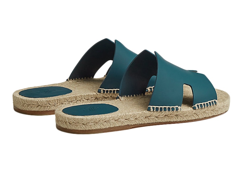 Espadrilles Hermès Costanza En Cuir Blanc – Taille 38, Fabriqué En Italie, Occasion Très Bon état