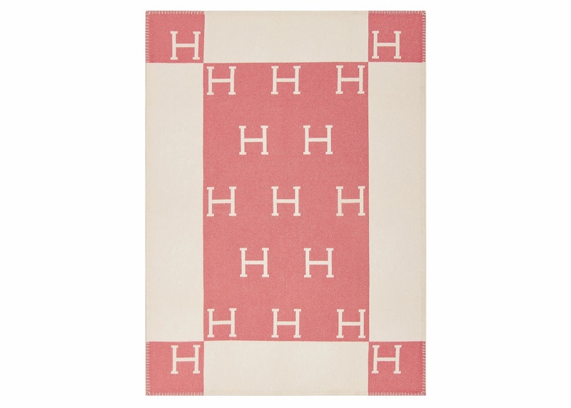 Pink hermes online blanket