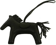 Hermes So Black Rodeo PM Bag Charm Horse New at 1stDibs