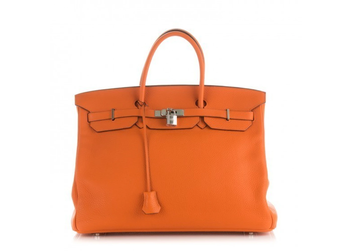 Hermès Vintage - Taurillon Clemence Birkin 30 - Orange - Leather