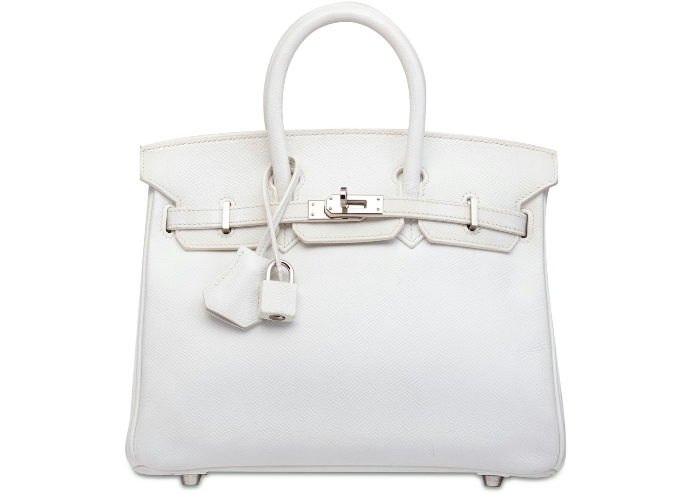 Hermes Birkin Epsom 25 White Hermes Birkin Epsom 25 White