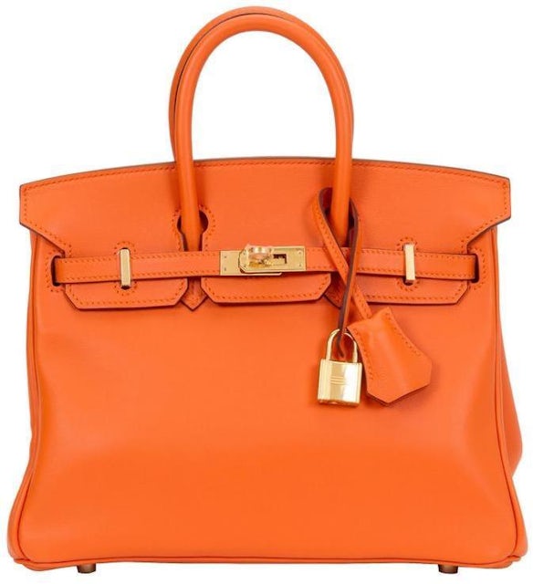 Hermes Birkin 25 Orange swift ghw  Hermes birkin, Hermes birkin 25,  Fashion bags