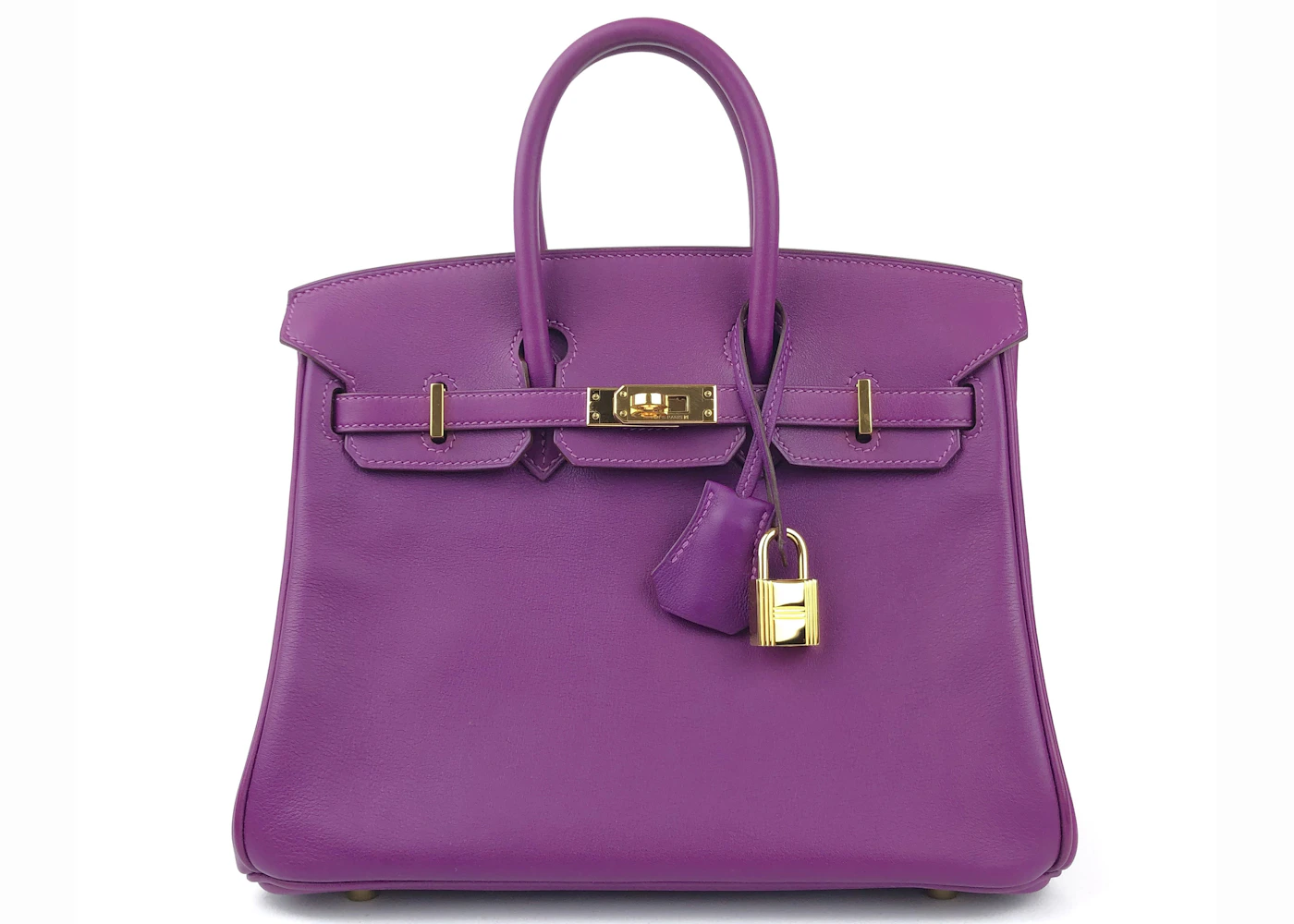 Hermes Birkin Swift Gold 25 Anemone in Swift Leather with Gold Plated - US