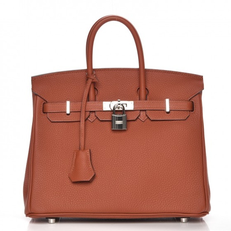 Hermes Birkin Togo 25 Cuivre in Togo Leather with Palladium US