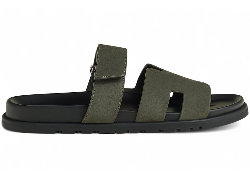 ◇美品 HERMES メンズ 裾ジップパンツ ミントグリーン Hermes-Chypre-Sandal-Vert-