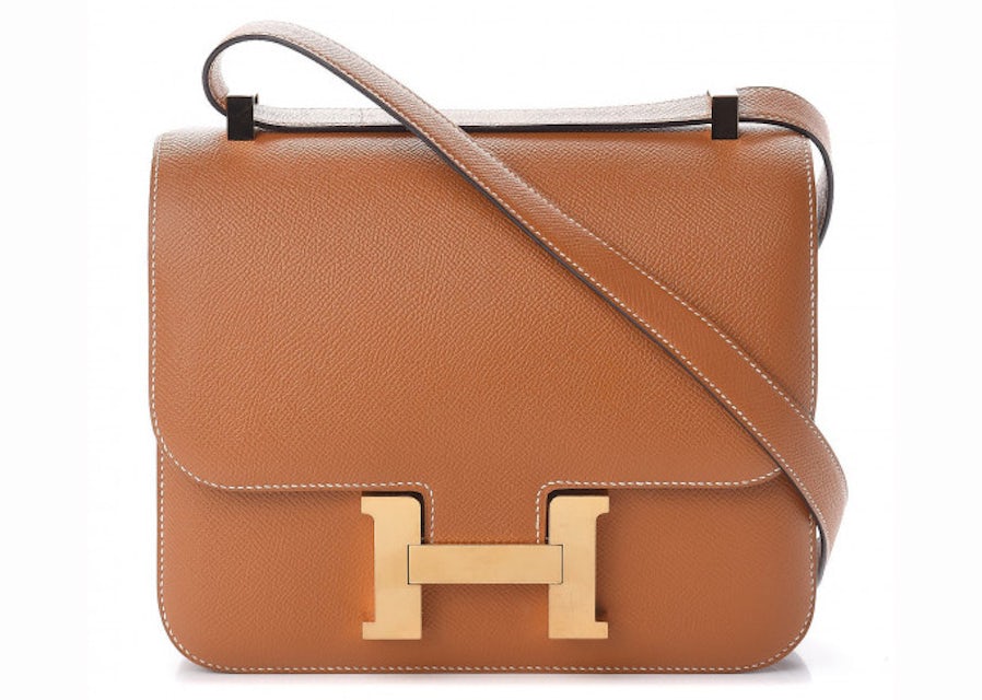 Hermes Constance Epsom Gold Plated 24 Gold in Epsom Leather with Gold  Plated - US