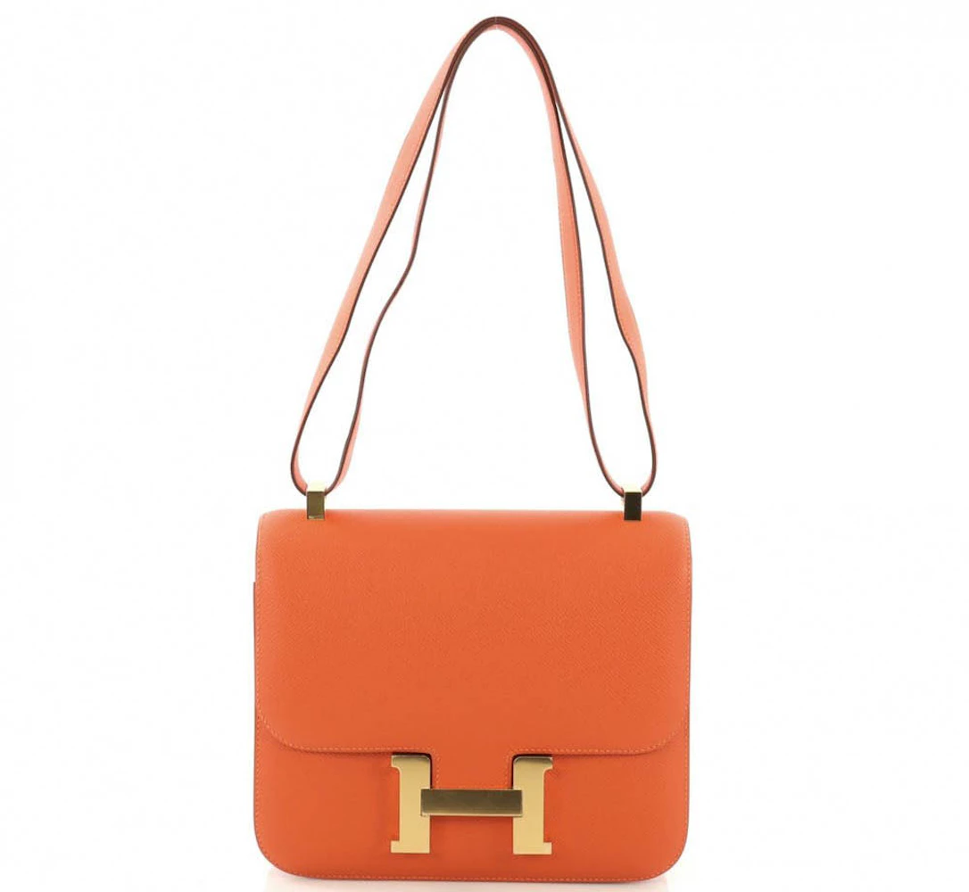 Hermes Constance 18 Gold Epsom with Gold Plated Hardware
