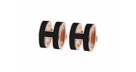 Hermes Earrings Pop H Noir
