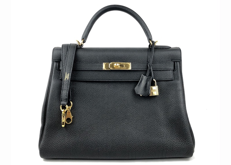 Hermes Kelly Retourne Togo 32 Noir US