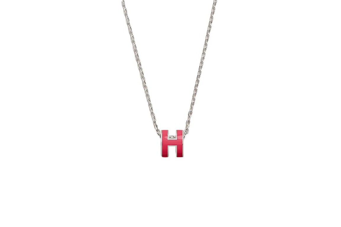 Pre-owned Hermes Mini Pop H Pendant Rose Tropique