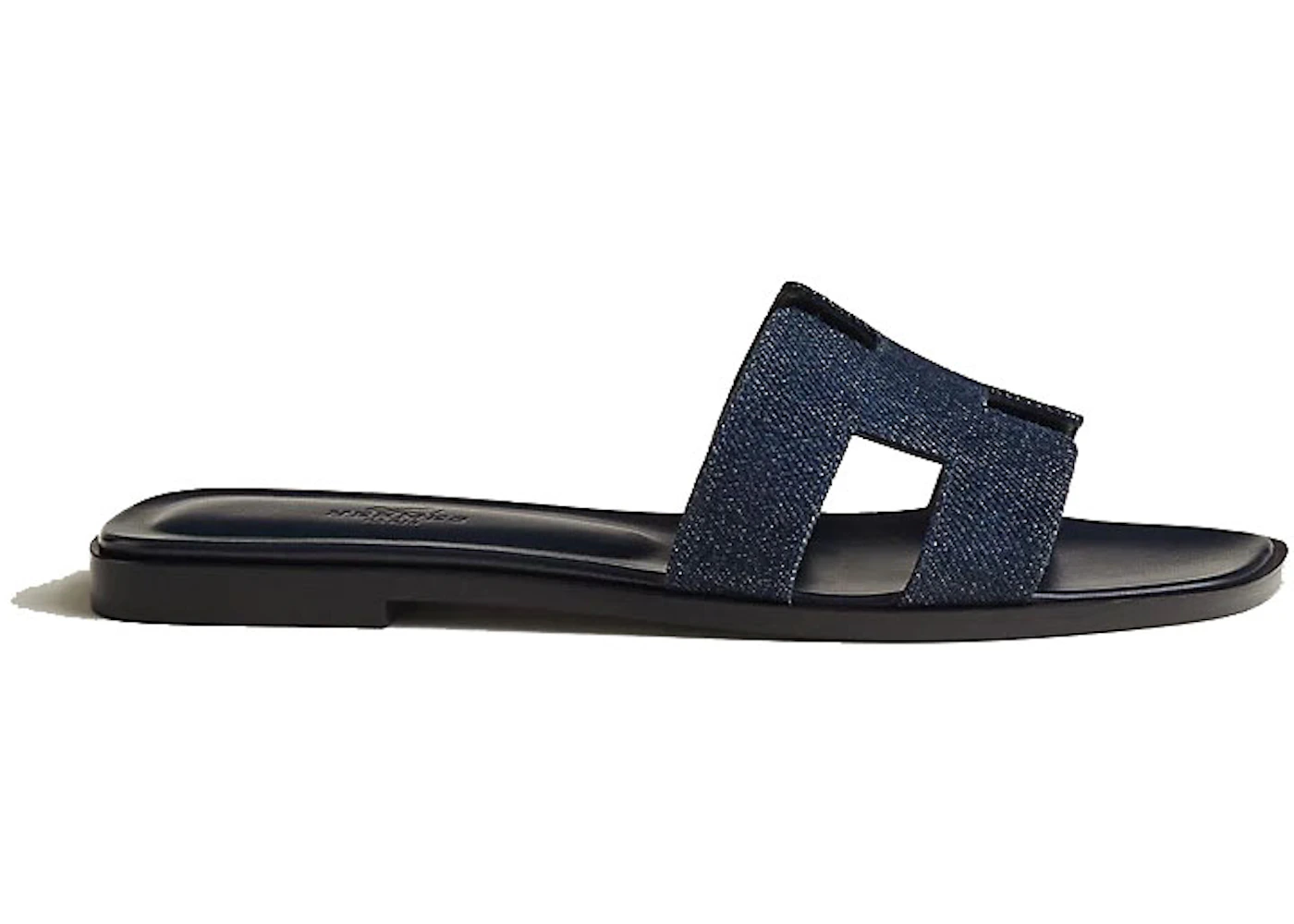 Hermes Oran Sandal Bleu Brut Denim H211242Z US