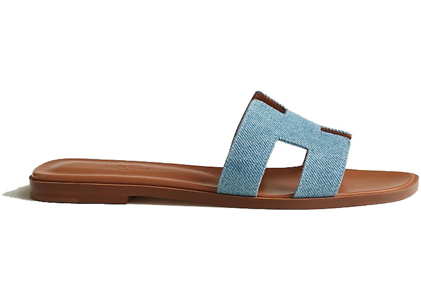 Oran Hermes Sandals Hermes Claquette Hermes Oran Sandal Bleu Clair