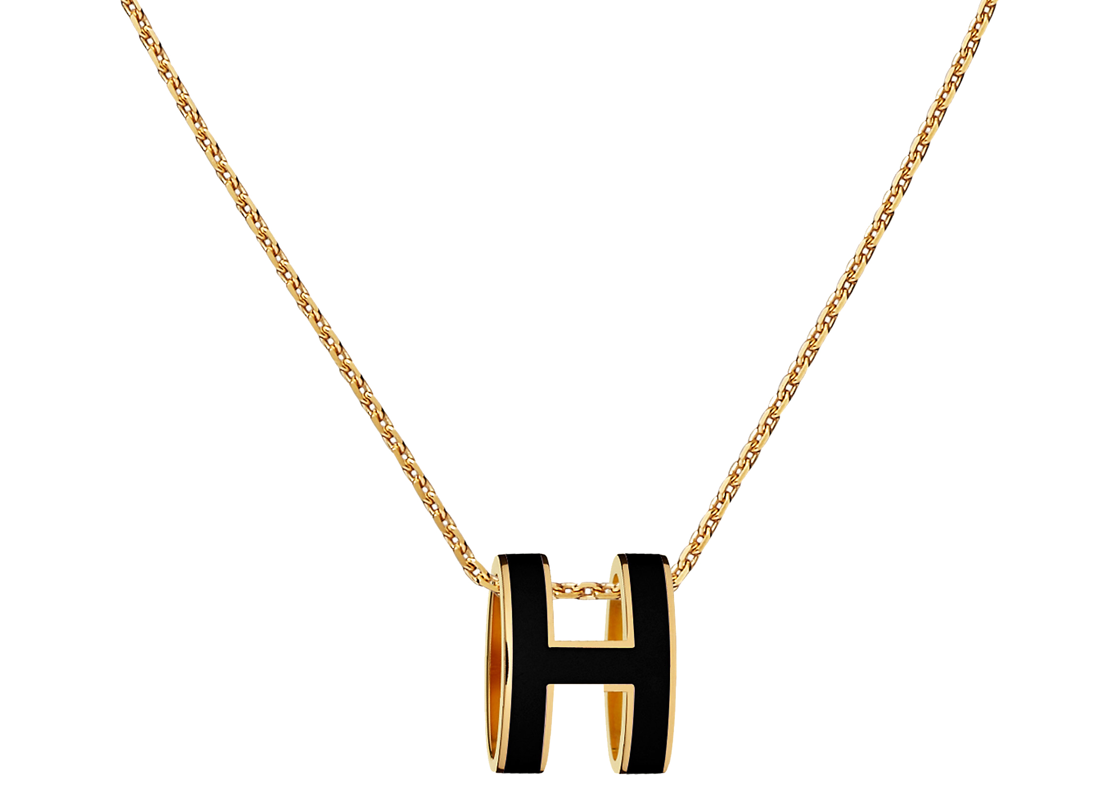 Hermes Pendant Pop H (Gold Plated 
