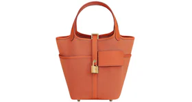 Hermes Picotin Lock 18 Pocket Bag Orange/Orange