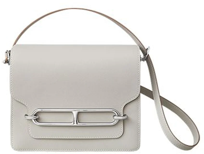 Hermes Roulis Evercolor 23 Gris Perle in Evercolor Calfskin Leather ...