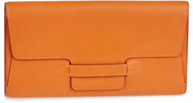 Hermes Spiratek Travel Wallet Swift Orange