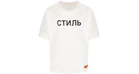 Heron Preston CTNMB Logo T-Shirt White/Black