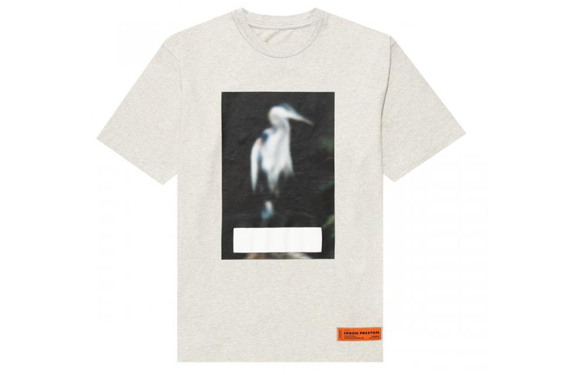 Pre-owned Heron Preston Censored Heron T-shirt Gray Multi