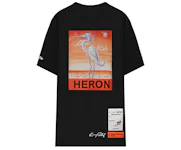 Heron Preston Crane Print Logo T-shirt Black