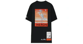 Heron Preston Crane Print Logo T-shirt Black