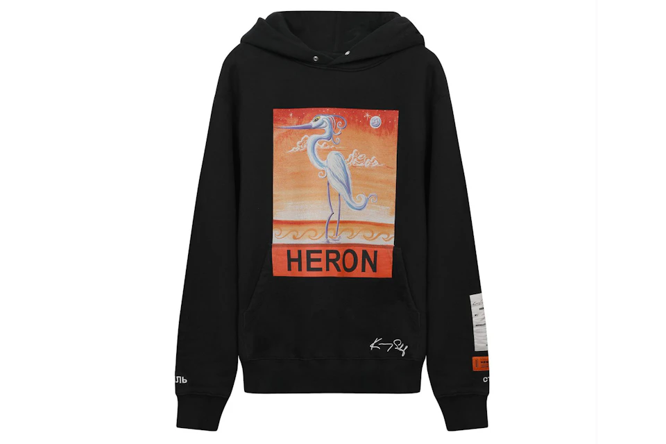 Heron Preston Crane Printed Sweatshirt Black