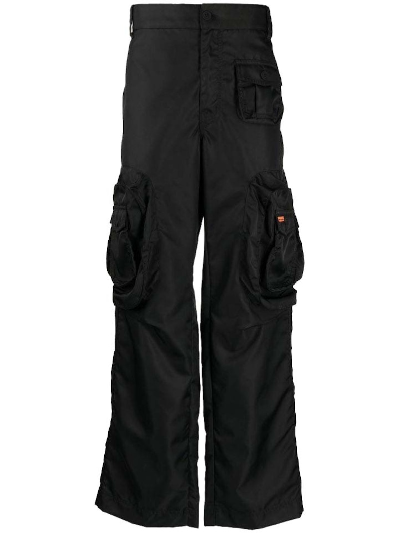 Hellstar Waxed Nylon Pants Black - FW23 - US