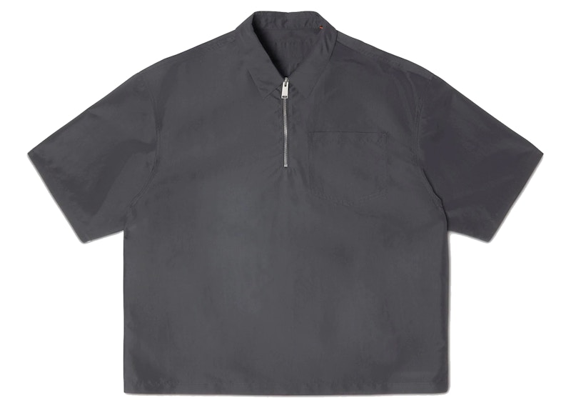 Heron Preston Ex-Ray Nylon Zip SS Shirt Black/No Color メンズ