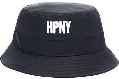 Heron Preston HPNY EMB Nylon Bucket Hat Black/White Men's SS23 US