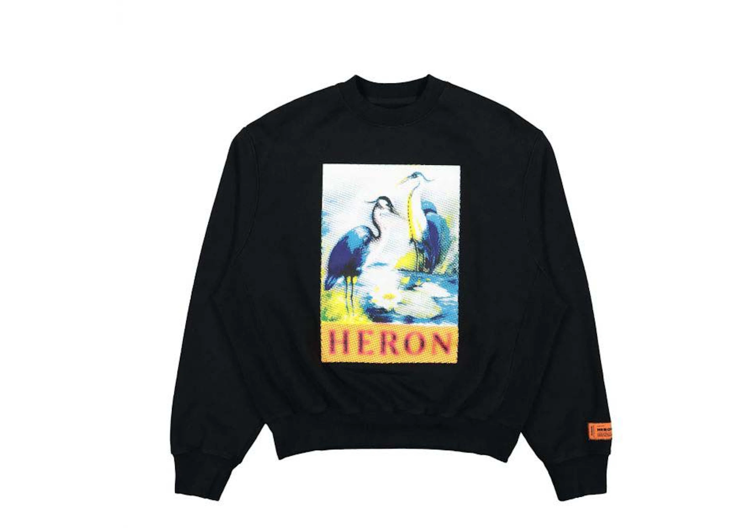 Heron Preston Halftone Heron Crewneck Black/Navy Blue - FW22 - MX