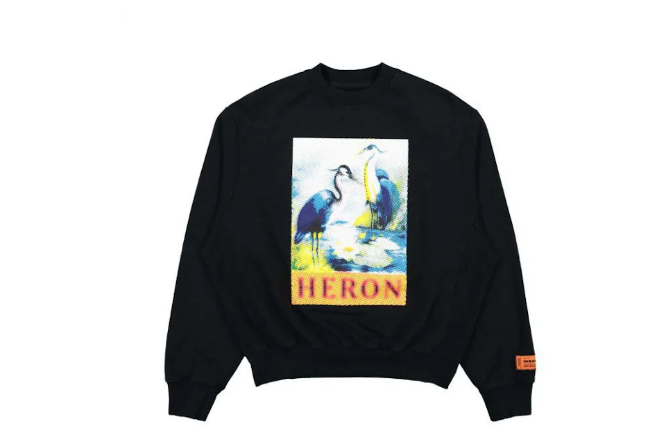 Heron Preston Halftone Heron Crewneck Black/Navy Blue