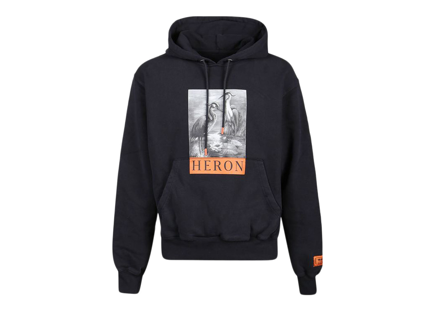 Heron preston hoodie orange sale