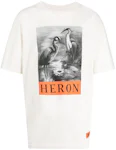 Heron Preston Herons Sketch Oversized T-Shirt White/Black/Orange