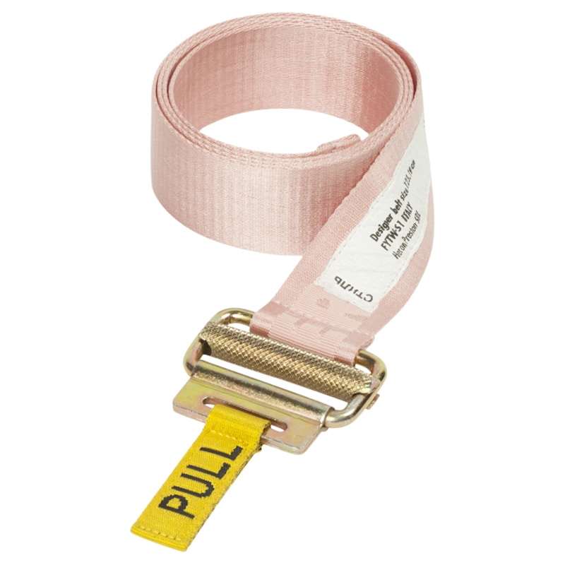 Heron Preston Jacquard Tape Belt (SS19) Light Pink - SS19 Herren - DE