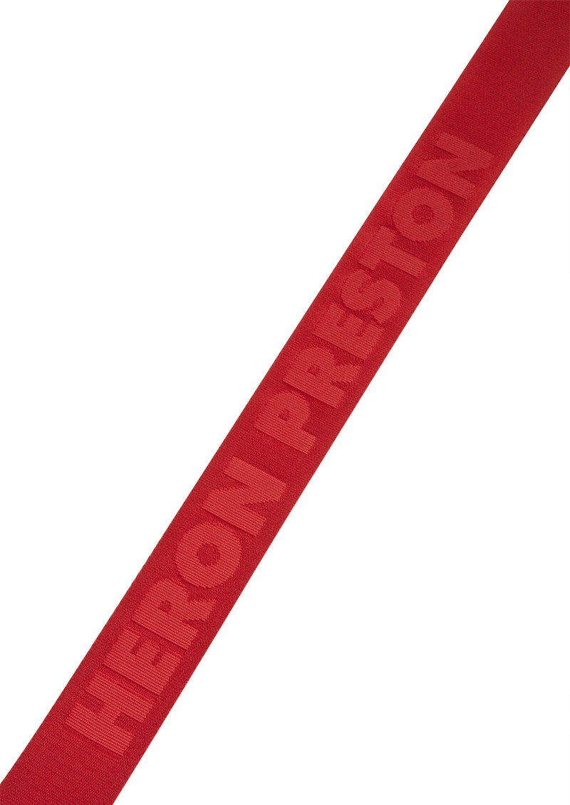 Heron Preston Jacquard Tape Belt (SS19) Red Men's - SS19 - US