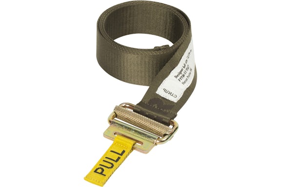 Heron Preston Jacquard Tape Belt (SS19) Olive