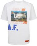 Heron Preston Logo Print AF T-Shirt White