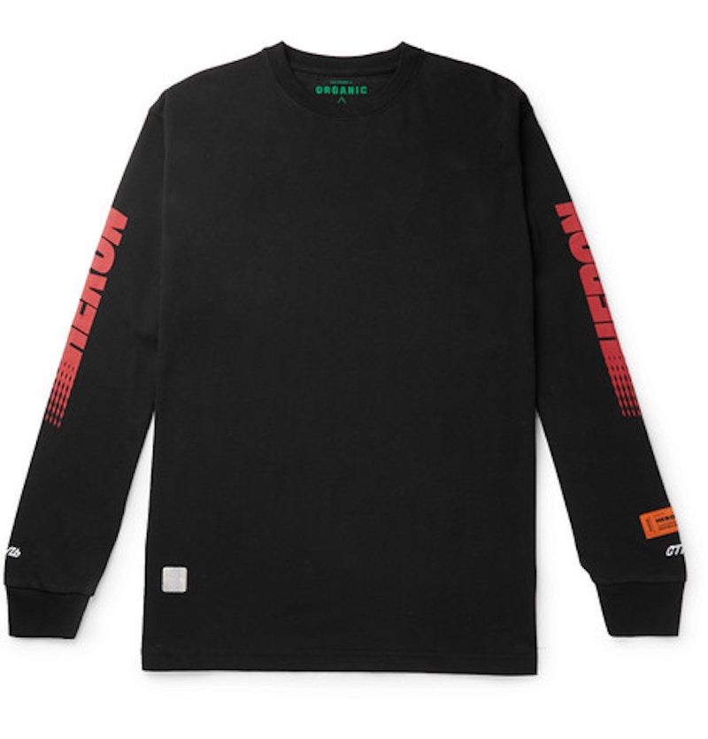 Heron Preston Logo Print L/S T-Shirt Black/Multicolor