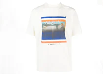 Heron Preston Misprinted Heron T-Shirt White/Navy