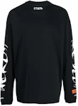Heron Preston Mockneck Logo Detail L/S T-Shirt Black