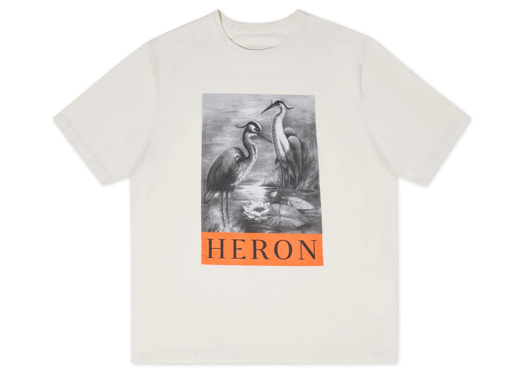 Pre-owned Heron Preston Nf Heron Bw Ss T-shirt White/black