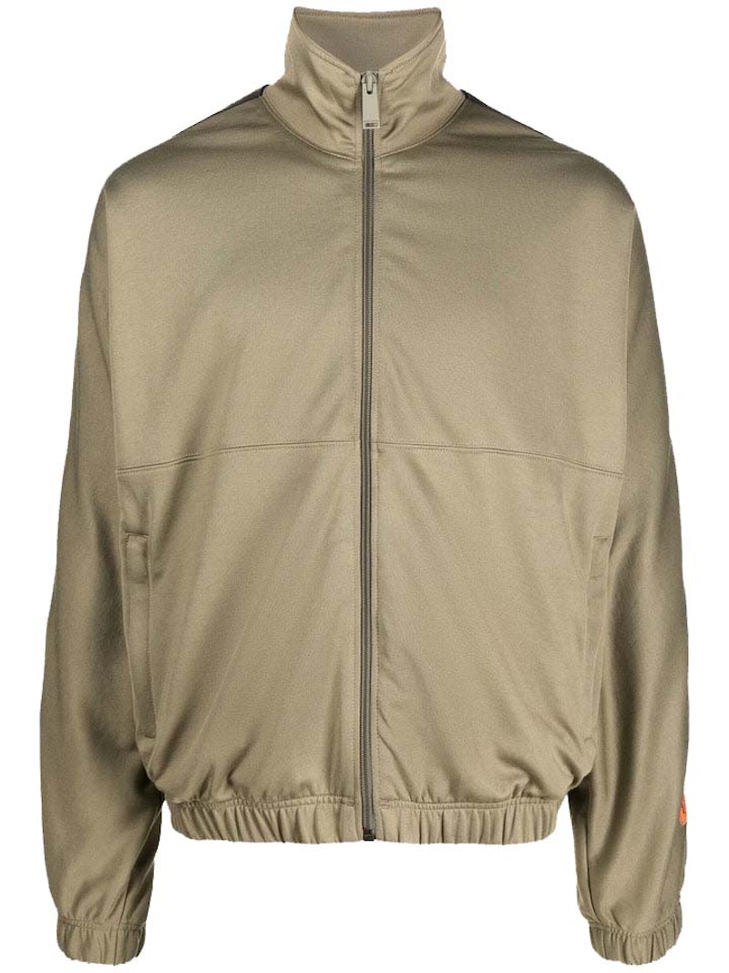 Heron Preston Ogo Track Top Olive Green - FW22 Men's - US