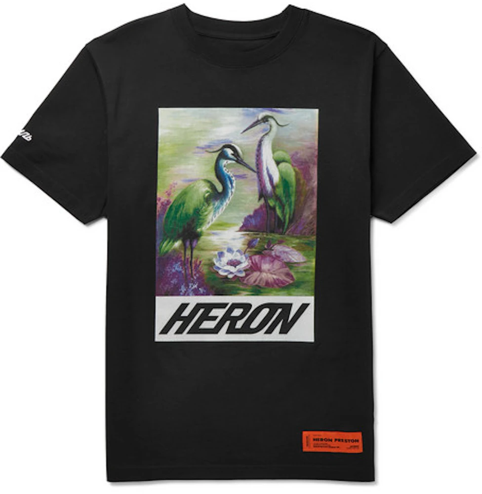 Heron Preston Oversized Heron Graphic T-Shirt Black/Multicolor Men's ...