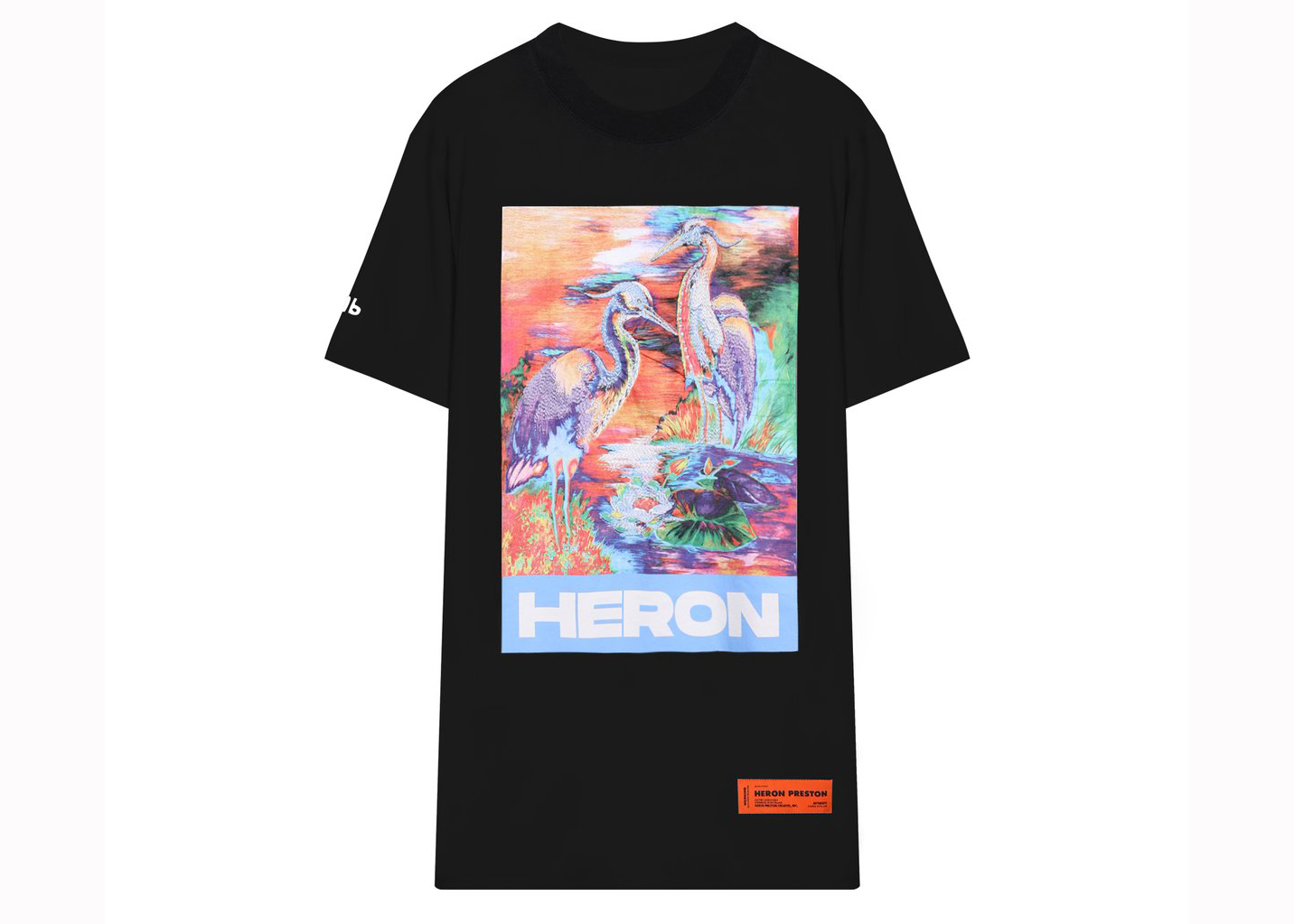 Heron Preston Print Oversized T-shirt Black - SS21